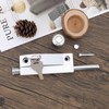 Micro Traders Zinc Alloy Spring Door Stop Gate Latch 11cm