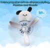 Tallew Car Air Freshener Cute Diffuser Rotating Propeller Outlet Vent