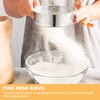Flour Sieve Stainless Steel Round Flour Mesh Sifter Sieve Fine
