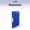 Durafile Ring Binder A4 File, Dark Blue, Single File Folder