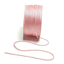 s.dekoda Cord 50 m x 2 mm Pink Twist Cord Decorative Ribbon Cord