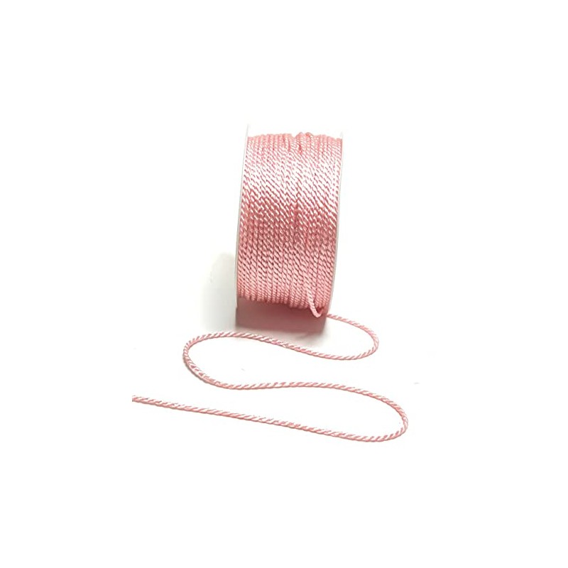 s.dekoda Cord 50 m x 2 mm Pink Twist Cord