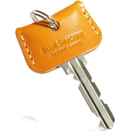 BLUE SINCERE Key Cover, Italian Leather, Genuine Leather, Key Cap, Security Protection, Key Cover, Key Number, Hidden, Cowhide Leather Strap, Men's, Women's, Brand / IKH3 (Large, Retro Camel)