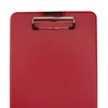 Saunders Slimmate Letter Size Storage Clipboard, Polypropylene, Red