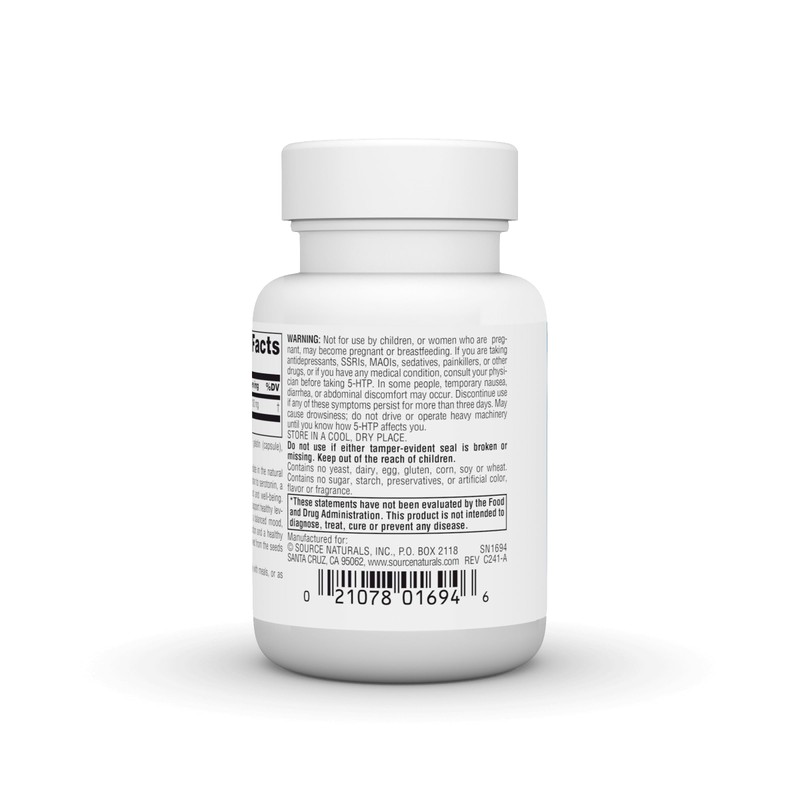 Source Naturals Serene Science 5-HTP, Balanced Mood* 100 mg -