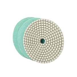 Casaverde 4 Inch 3 Step Polishing Pads,Step 3 Granite Diamond Polishing Pads Dry/Wet for Granite,Marble,Stone,Quartz,Countertop