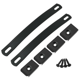 ZZHXSM 2 Pcs Handle Strap Replacement Pull Handle Strap Handle Box Carry Grip Carry Handle with Metal End Caps, with 4 screws