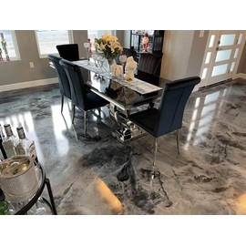 Clear Floor Epoxy Resin for Garages, Basements, Warehouses, Retail Stores and More | Highly Durable | Resistant to Scratches, Spills, and Stains | 1.5 Gallon Kit | 5.7 L