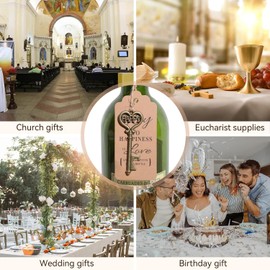 Outbit Pack of 10 Vintage Key Bottle Openers with Tag Card for Favours, Birthdays, Weddings, Parties, Favours