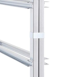 ELFA Container Store Platinum Frame Clips Pkg/4