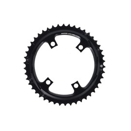 SRAM, Road 110mm Asymmetrical, Chainring, Teeth: 46, Speed: 11, BCD: 110, Bolts: 4, Outer, Aluminum, Black