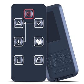 TCNOUMT Electric Fireplace Replacement Remote Control fit for Intertek IF-6OFSB IF-7OFSB IF-50FSB Insert Electric Fireplace