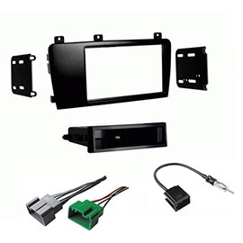 Single or Double DIN Car Stereo Radio Install Dash Kit, Wire Harness, Antenna Adapter Combo Made for Some Volvo 2005-2007 V70/XC70, 2005-2009 S60- no Factory Premium amp