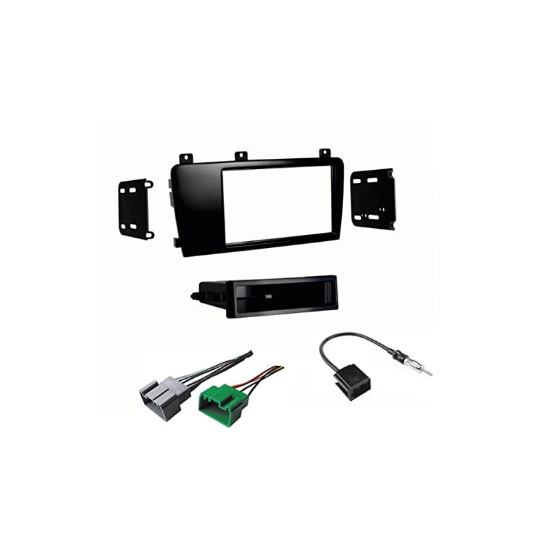 Single or Double DIN Car Stereo Radio Install Dash Kit,