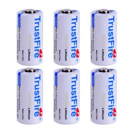Trustfire CR123A Lithium Battery CR123 1400mAh 85177 3.0V Batteries For Camera - 6pcs CR123A Battery
