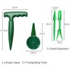 Coolrunner 6 Pack Sowing Seeds Dispenser Set, Adjustable Garden Hand