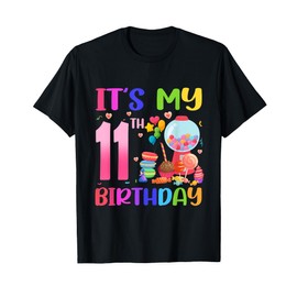 It's My 11th Birthday Girl Candy Candyland 11 Year Old T-Shirt