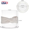 STORi Bella 2-Pack Headband and Scrunchie Holder | Clear Plastic