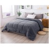 KASENTEX Luxury Plush Sherpa Comforter, Ultra Soft Cozy Reversible Fleece