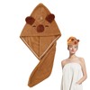 Towel for Hair,Capybara Towel Wrap - Soft Headwear Hat Cute