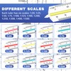 Architectural Ruler, Plastic Ruler, Triangular Scale Ruler for Architects and