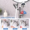 CHOMLEY Bathroom Sink Faucet, Single Hole Rotatable Facuets with Temperature
