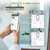 KeeKit Refrigerator Thermometer Alarm, Smart Bluetooth Temperature Monitor Sensor with