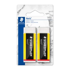 STAEDTLER 526 N20BK2 - Pack of 1 blister with 2 erasers Noris
