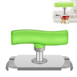 AWAVM 1 x lid opener, can opener, jar opener, twist off screw cap opener for opening 1 to 4 inch bottle for family/picnic/business/with 2 corkscrews