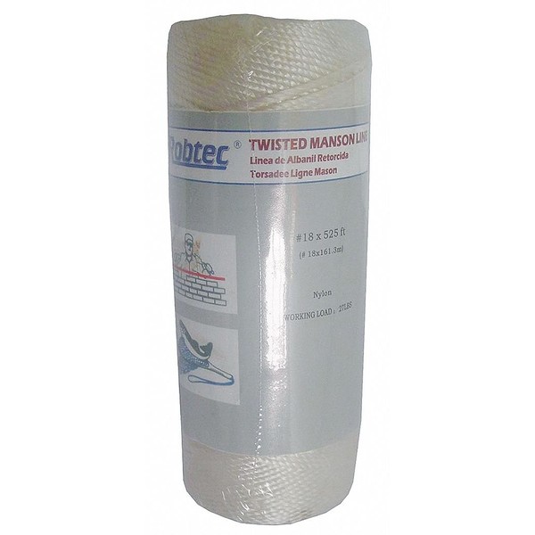 Rope, Nylon, Twisted, 058In. Dia., 1050ft L