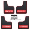 QUYDDC Mini Size Soft Rubber Car Universal Mud Flaps Mudguards