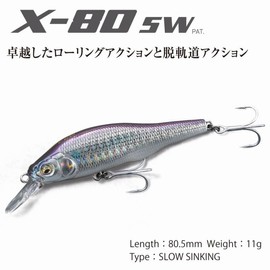 Megabass 2024 Osaka Order Limited Edition X-80SW 80.5mm UV Deep Blue