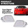 CNNELL LED Turn Signal Light Compatible with 1998-2002 Pontiac Firebird