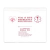 STORE SMART - Vial of Life: Medical Info Pocket -