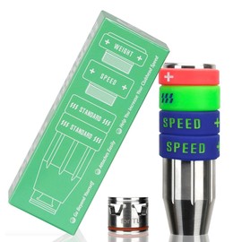 Big Crazy Golf Swing Speed Trainer Ajustable, Equipo de Entrenamiento de Golf, Tres Opciones de configuración de Peso, Ayuda de Entrenamiento de Golf Tempo Conecta Tus Palos de Golf para Titleist