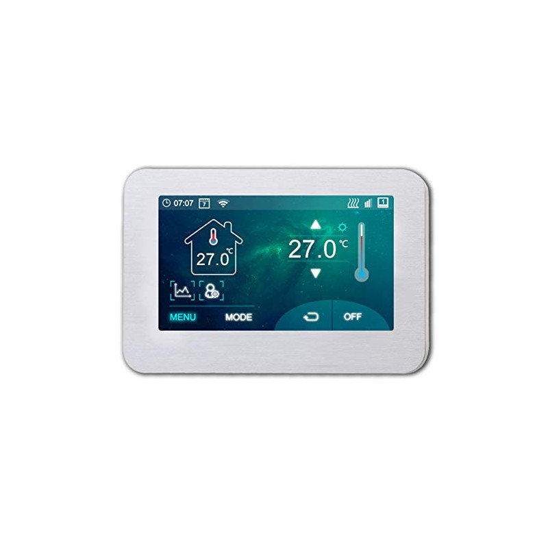 Underfloor Heating Full Colour Touch Screen 4.3 inch Thermostat (Floor