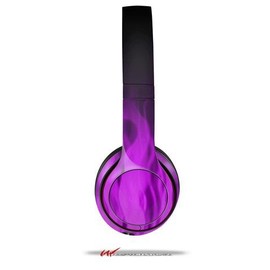 Fire Purple - Decal Style Skin fits Genuine Beats Solo 2 Wired Headphones (Headphones NOT Included)