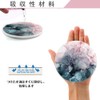 HAOCOO Coasters Stylish Ceramic Marble Pattern Cork Back Round Set