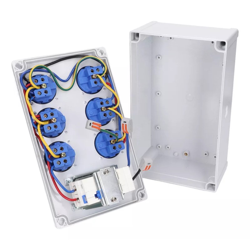 generic Caja De Enchufe Impermeable Para Exteriores, Toma De Pared,