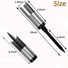 SHADDOCK Rod Holder Fishing Rod Stand Floor Stand Fishing Rod Holding Angle Holder Universal Fishing Rod Holder Made of Aluminium Alloy Removable Rod Stand for Carp Shore Fishing (Pack of 2)