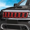 JeCar Grille Inserts ABS Grill Cover Trim Kit for 2017-2021