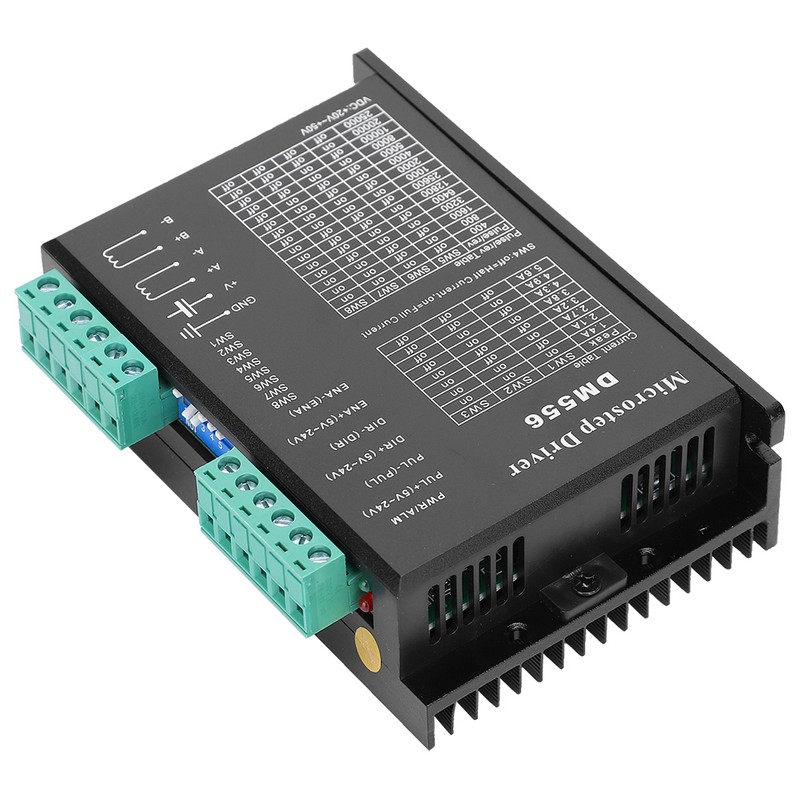 DM556 Stepper Motor Driver 20‑50VDC Low Noise Anti‑Interference 200kHz Pulse
