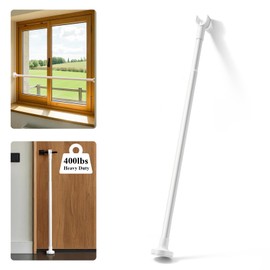 Adjustable Door Security Bar,Portable Door Stoppers Reinforcement Lock,Heavy Duty Door Lock Security Door Jammer Door Brace for Apartment, Hotel Room,Gate Lock Bar,Unmovable Against Force