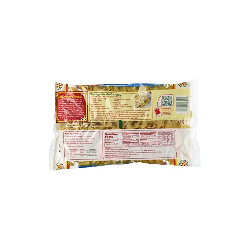 Pennsylvania Dutch Hearty Homestyle Egg Noodles, 12 Oz. Bag (Quantity