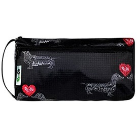 Re-Uz Large Water Resistant Travel Wash Gym Toiletry Bag - I Love Dachshunds