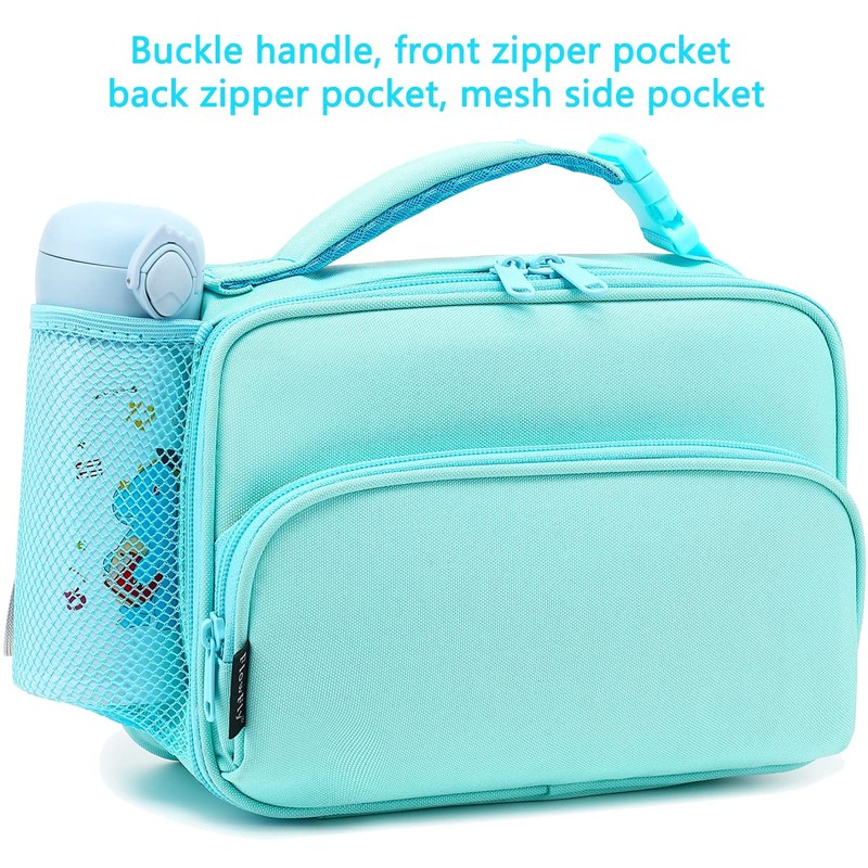 FlowFly Kids Lunch box Insulated Soft Bag Mini Cooler Back