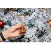 Blown Glass Prosecco Wine Bottle Ornament and Wine Glass Ornament