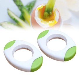 Egg Shell Opener,Egg Separator Quickly Cutting Off Egg Topper,Egg Peeler Tool for Hard Boiled Eggs,Kitchen Tools and Gadgets for Egg Cutter,Egg Chopper for Eggs Cooking Gadgets (2pcs green)