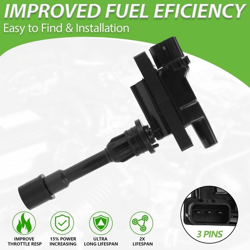 Set of 2 Ignition Coils Pack GN10301 FP85-18-100C-9U UF407 &
