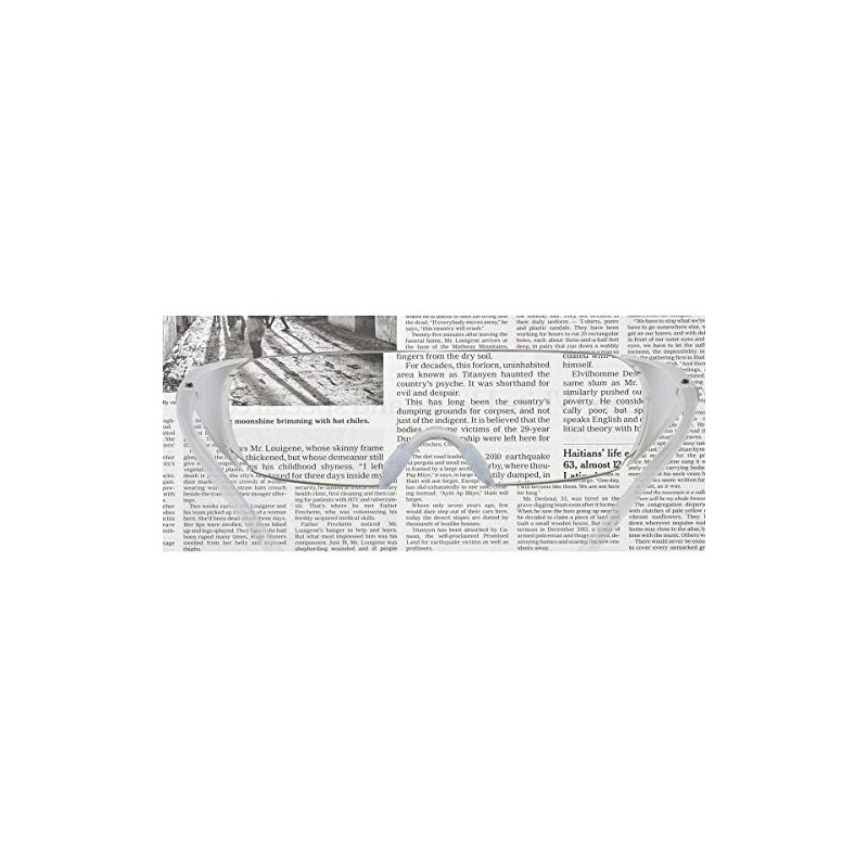 Em.Sh. Japan ST103 Glasses-Type Loupe White